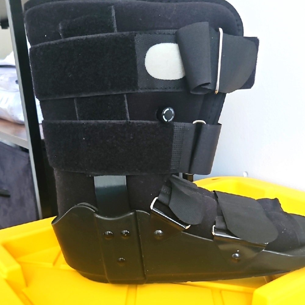 Black Orthopedic Walking Boot